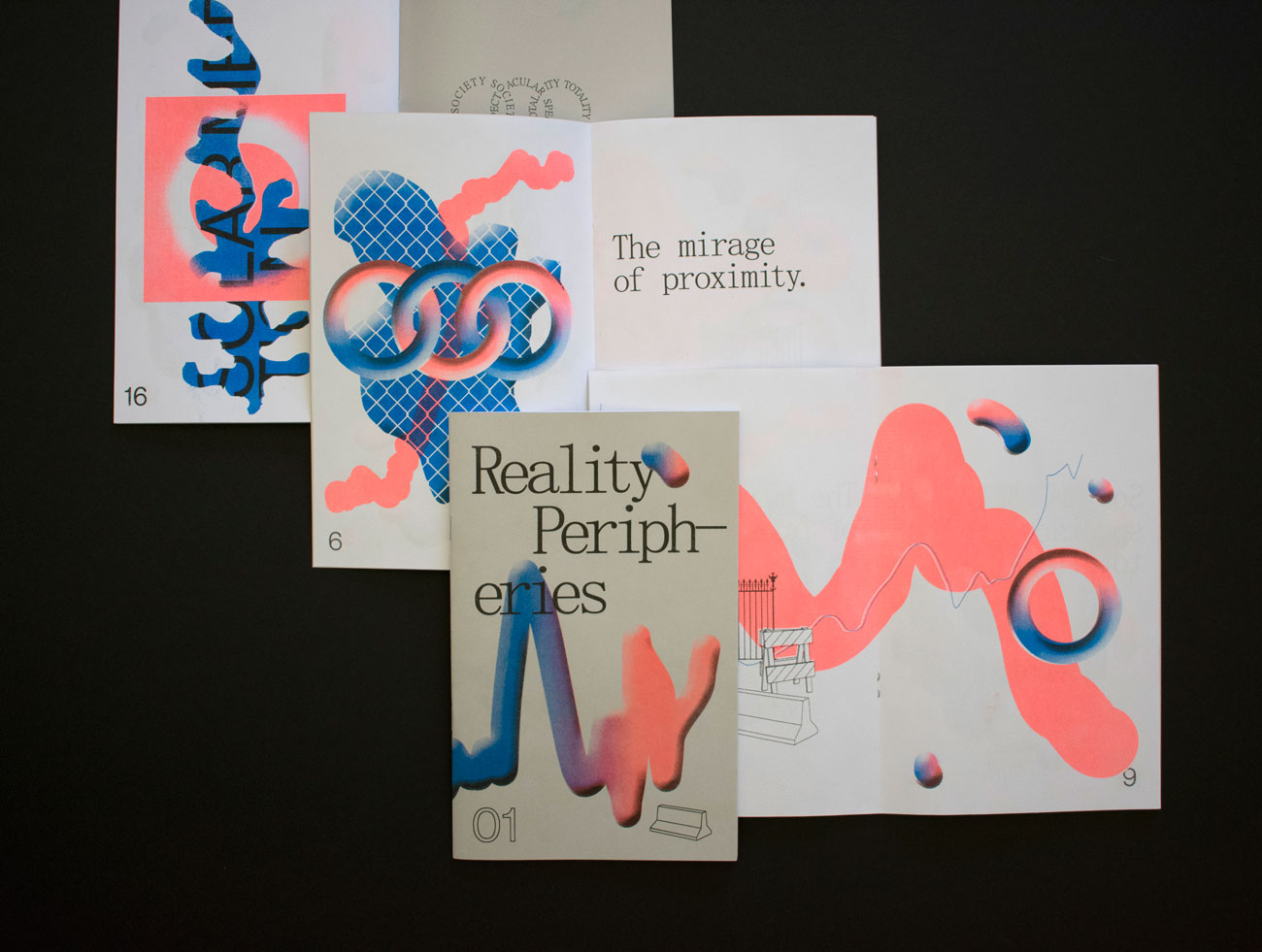 Reality Peripheries risograph publication by Drew Sisk, VCU MFA